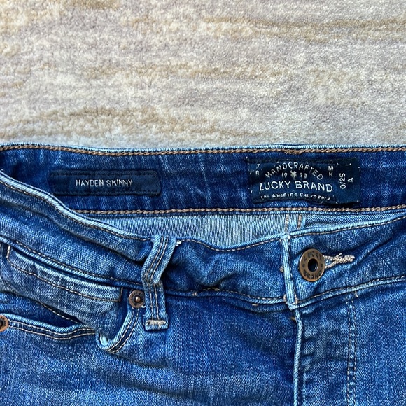 Lucky Brand Hayden Skinny Jeans 0/25 - Picture 2 of 3